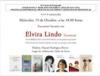 Cartel del evento Encuentro literario con la escritora Elvira Lindo