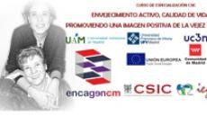 Logo del curso VI edición del curso de especialización "Envejecimiento Activo, Calidad de Vida y Género: promoviendo una imagen positiva de la vejez frente al edadismo"