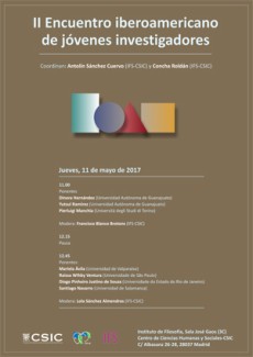 Cartel del encuentro II Encuentro iberoamericano de jóvenes investigadores