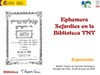 Cartel de la exposición Exposición: “Ephemera. Sefardíes en la Biblioteca Tomás Navarro Tomás”