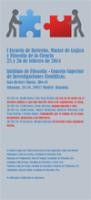 Cartel del master I Escuela de Invierno, Master de Lógica y Filosofía de la Ciencia