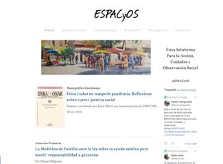 ESPACyOS Ética Salubrista Para la Acción, Cuidados y Observación Social ESPACyOS Ética Salubrista Para la Acción, Cuidados y Observación Social