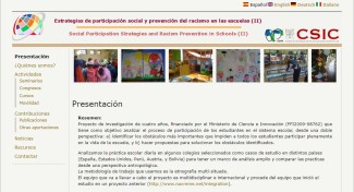 Estrategias de participación social y prevención del racismo en las escuelas (II) Estrategias de participación social y prevención del racismo en las escuelas (II)