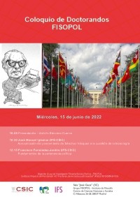 Cartel Coloquio de doctorandos – Filosofía Social y Política (FISOPOL)