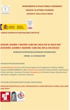 Cartel del workshop Workshop Internacional: "Azúcar, guerra y nación: Cuba; siglos XIX-XXI"