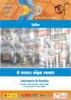 Cartel del evento Charlas sobre fonética