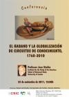 Cartel de la conferencia El habano y la globalización de circuitos de conocimiento, 1760-2010