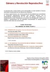 Cartel de la jornada Jornada: “Género y Revolución Reproductiva”