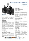 Cartel programa Guerra, Universidade e Ciência