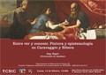 Cartel del seminario Seminario de Historia de la Ciencia: "Entre ver y conocer. Pintura y epistemología en Caravaggio y Ribera"