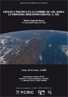 Cartel del seminario Seminario de Historia de la Ciencia: "Ciencia y política en la cumbre de los Andes. La frontera Argentino-Chilena. S. XIX"