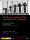 Cartel del seminario Seminario del Dpto. de Historia de la Ciencia: "Esterilización eugénica en Chile: preguntas para una investigación"