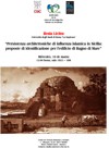 Cartel del seminario Seminario de la Línea de investigación Oriente en Occidente: "Persistenza architettoniche di influenza islamica in Sicilia: proposte di identificazione per l'edificio di Bagno di Mare"