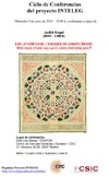 Cartel del ciclo de conferencias Ciclo de Conferencias del proyecto INTELEG: "Les le'azim dans l'exegèse de Joseph Seniri: vestiges d'une vulgate juive provençale?"