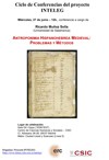 Ciclo de Conferencias del Proyecto INTELEG Ciclo de Conferencias del Proyecto INTELEG: "Antroponimia Hispanohebrea Medieval Problemas y Métodos"