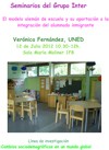Seminario del Grupo INTER: "El modelo alemán de escuela y su aportación a la int Seminarios del Grupo Inter: "El modelo alemán de escuela y su aportación a la integración del alumnado inmigrante"