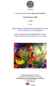 Cartel del seminario Seminario permanente «Justicia Intercultural»