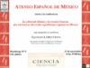 Invitación a la conferencia Conferencia: "La editorial Atlante y la revista Ciencia: dos iniciativas del exilio republicano español en México"