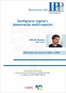 Seminarios del IPP: "Inteligencia vegetal y democracias multi-especies" Seminarios del IPP: "Inteligencia vegetal y democracias multi-especies"