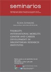 Cartel del seminario Seminarios SPRI: "Visibility, international mobility, gender and career development in Argentinean Research Institutes"