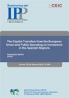 Cartel del seminario Seminarios del IPP: "Capital Transfers from the European Union and Public Spending on Investment in the Spanish Regions"