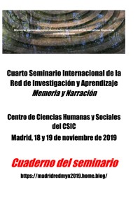 Cartel del seminario Seminario Internacional "Memoria, nacionalismos e identidades nacionales en las narrativas hispánicas contemporáneas"