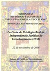 Cartel de las jornadas I Jornadas Histórico Culturales "Augusta Gemella Tuccitana"