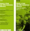Cartel de la jornada Jornadas "Ayer y hoy del Movimiento Obrero" - Seminario "España-Estados Unidos en el siglo XX"