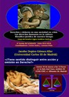 Cartel del seminario Seminario 'Derechos y deberes en una sociedad en crisis. Los derechos humanos en la cultura filosófico-jurídica de nuestro tiempo': "¿Tiene sentido distinguir entre acción y omisión en Derecho?"