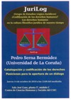 Cartel del seminario Seminario «¿Codificación de los derechos humanos?: Los derechos humanos en la cultura filosófico-jurídica de nuestro tiempo»: "Catalogación y codificación de los derechos. Posiciones para la apertura de un diálogo"