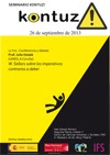Cartel del seminario Seminario KONTUZ!: "W. Sellars sobre los imperativos contrarios a deber"