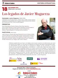 Los legados de Javier Muguerza. Homenaje a Javier Muguerza (1936-2019)