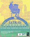 Cartel del curso Curso de Papirología: "Letras Perdidas y Recuperadas. Lo que nos cuentan los papiros"