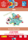 Cartel de la actividad Semana de la Ciencia 2013: "Nuestros amigos los mapas"