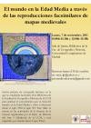 Cartel de la actividad El mundo en la Edad Media a través de las reproducciones facsimilares de mapas medievales