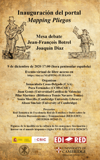 Cartel del evento Presentación del Portal Mapping Pliegos
