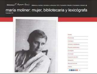 María Moliner: mujer, bibliotecaria y lexicógrafa María Moliner: mujer, bibliotecaria y lexicógrafa