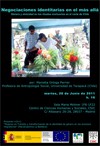 Cartel del evento Negociaciones identitarias en el más allá. Género y etnicidad en los rituales mortuorios en el norte de Chile