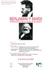Cartel del seminario Seminario: "Benjamin y Marx. A propósito de la "Vuelta de Marx""