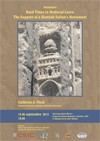 Cartel del Seminario Seminario "Hard Times in Medieval Cairo: The Support of a Mamluk Sultan’s Monument"