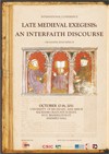 Cartel de la conferencia International Conference "Late Medieval Exegesis: An Interfaith Discourse"