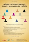 Mesa Redonda GENET: "Género y Políticas Públicas: Claves para la Agenda Política" Mesa Redonda GENET: "Género y Políticas Públicas: Claves para la Agenda Política"