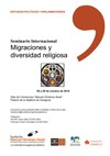 Cartel del seminario Seminario Internacional "Migraciones y diversidad religiosa"