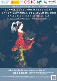 Cartel Claves coreomusicales de la Danza Española del Siglo de Oro