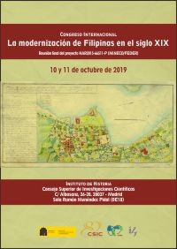 Cartel del Seminario Congreso Internacional "La modernización de Filipinas en el siglo XIX"