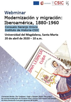 Webminar Modernización y migración: Iberoamérica, 1880-1960 Webminar Modernización y migración: Iberoamérica, 1880-1960