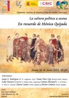 La cultura política a escena. En recuerdo de Mónica Quijada