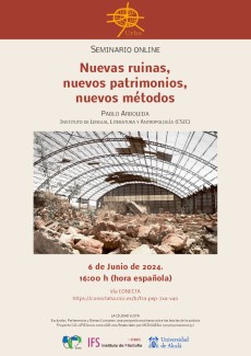 Seminario URBS: "Nuevas ruinas, nuevos patrimonios, nuevos métodos" Seminario URBS: "Nuevas ruinas, nuevos patrimonios, nuevos métodos"