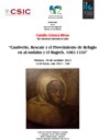 Seminario de la Línea de investigación Oriente en Occidente: "Cautiverio, Rescat Seminario de la Línea de investigación Oriente en Occidente: "Cautiverio, Rescate y el Proveimiento de Refugio en al-Andalus y el Magreb, 1085-1350”