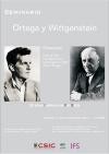 Cartel del seminario Seminario "Ortega y Wittgenstein"